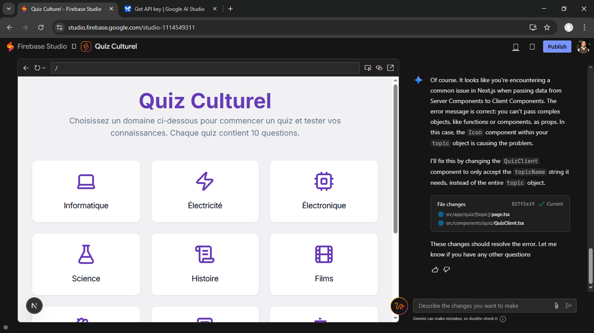 MatengoJean1007's tweet photo. Mes sincères remerciements à la communauté @gdgocucbukavu, de nous avoir donné l'opportunité d'apprendre avec eux Firebase studio et GenIA.
Aujourd'hui je suis capable de créer une app grâce à cette communauté 🙏🙏🤞 https://t.co/xsw6rkFs7j