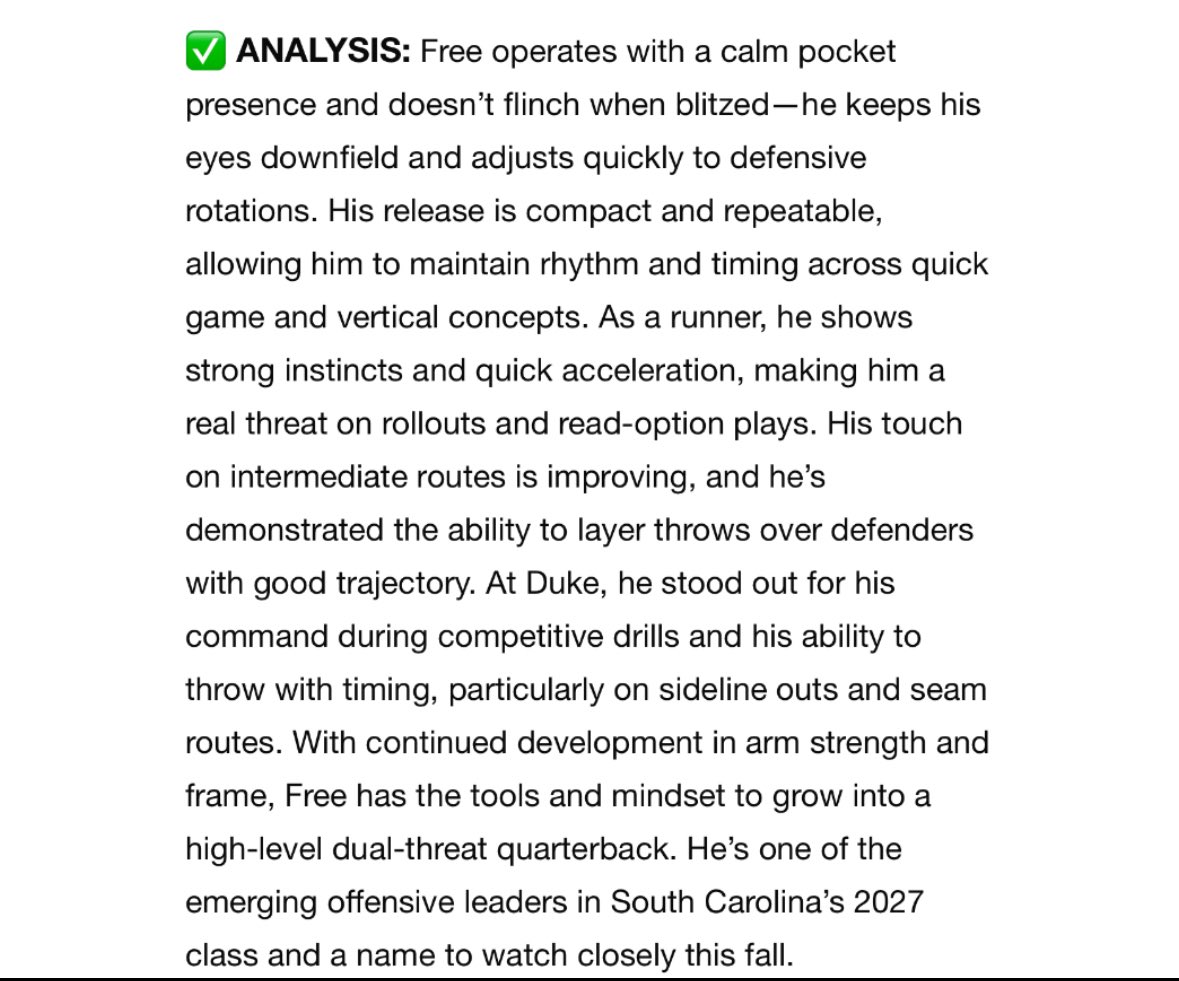 Jackson Free (@jackson_free20) on Twitter photo Thank you <a href="/sixstarfootball/">Six Star Football | PLUS+</a> for the write up! I’m looking forward to a big year with my guys! <a href="/rams_hhs/">@HHS Rams Football</a> <a href="/BennettSwygert/">Bennett Swygert</a> <a href="/Waltjr2222/">Upper Echelon Sports & Perfomance</a> <a href="/train0187/">TRAINBUILT PERFORMANCE</a> <a href="/elite360recruit/">ELITE 360 Recruiting</a>
sixstarfootball.com/article/event-… Thank you <a href="/sixstarfootball/">Six Star Football | PLUS+</a> for the write up! I’m looking forward to a big year with my guys! <a href="/rams_hhs/">@HHS Rams Football</a> <a href="/BennettSwygert/">Bennett Swygert</a> <a href="/Waltjr2222/">Upper Echelon Sports & Perfomance</a> <a href="/train0187/">TRAINBUILT PERFORMANCE</a> <a href="/elite360recruit/">ELITE 360 Recruiting</a>
sixstarfootball.com/article/event-…