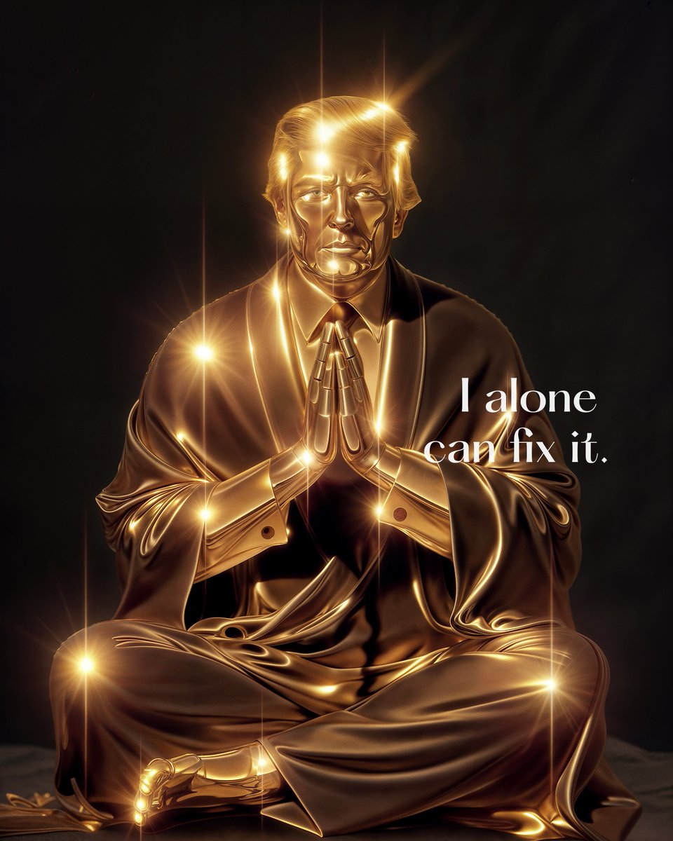 The Golden Void #8 :: I alone can fix it.

No one’s gonna do it for me.
Not you, not them, not the system.
If anything changes, it starts right here.
I take the step, and the rest follows.

✨

Available at #opensea
opensea.io/item/ethereum/…

#NFTs · #TheGoldenVoid · #digitalart