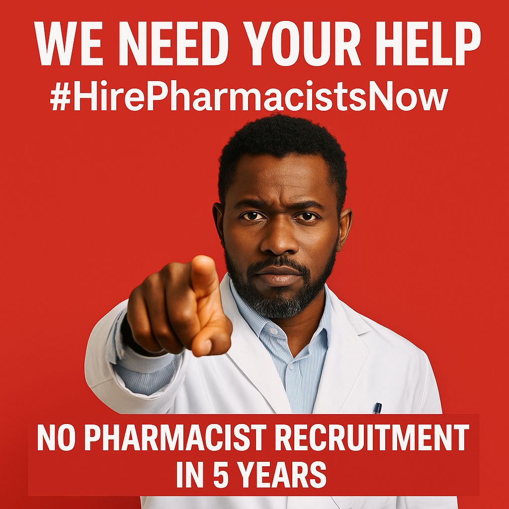 GHOSPANATIONAL's tweet photo. #HirePharmacistsNow
CAMPAIGN‼️
Pharmacists are an essential part of healthcare. Pharmacists are there to make sure you get the right medication at the right dose and frequency. Pharmacists make sure injections are reconstituted at concentrations, which are not too toxic. https://t.co/sD7WkksWft