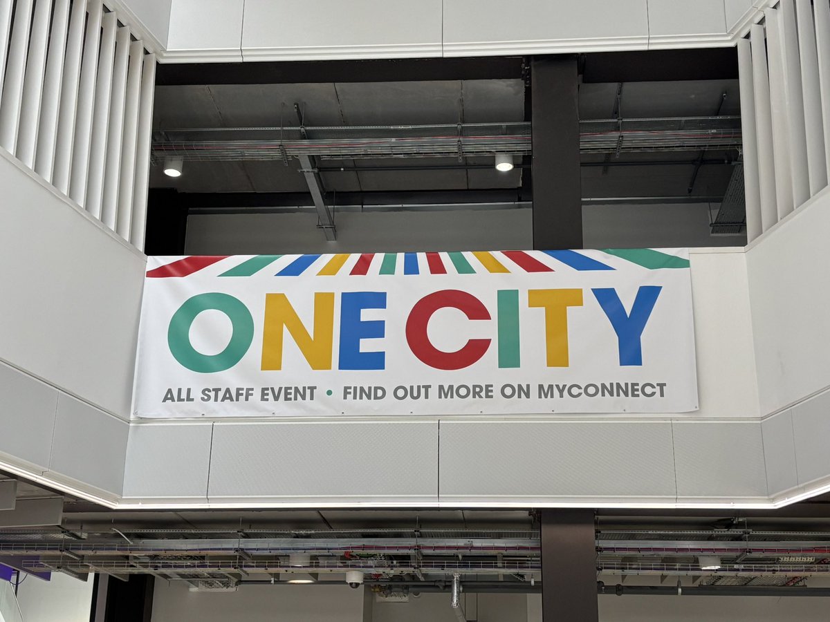 ScottMHarrison1's tweet photo. The Organisational Development team can’t wait to welcome all our staff tomorrow for ONE CITY - a chance to celebrate all your hard work and say thank you with a fun day! 🎉 @CofGCollege https://t.co/NQ7DQQhRVI
