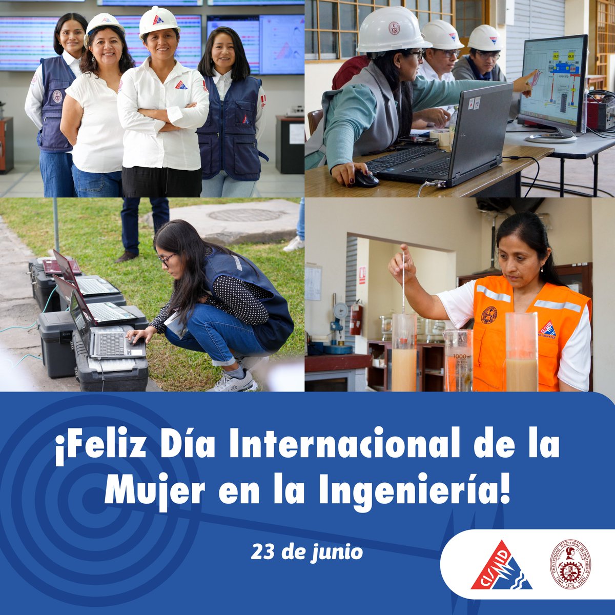 CISMID_UNI's tweet image. #DíaDeLaMujerEnLaIngeniería 👷♀️🔬
Hoy reconocemos el trabajo de las ingenieras que lideran, investigan y transforman el mundo con su talento.
Gracias por construir un futuro más seguro, resiliente e innovador desde la ingeniería.
#UNI #MujeresEnSTEM #IngenierasQueTransforman