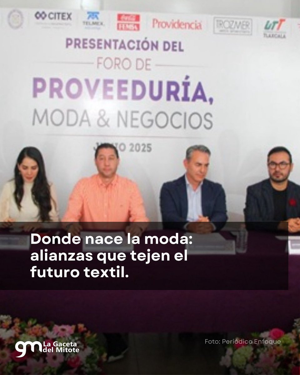 lagacetadelmito's tweet photo. 👗 Puebla y Tlaxcala impulsan la moda en el Foro Moda y Negocios 2025. Innovación y talento textil se unen. 🧵 

📌 Lee más: https://t.co/Wp0mZXYEWb

#Moda #Puebla #Tlaxcala #IndustriaTextil https://t.co/JomBTlIYrP