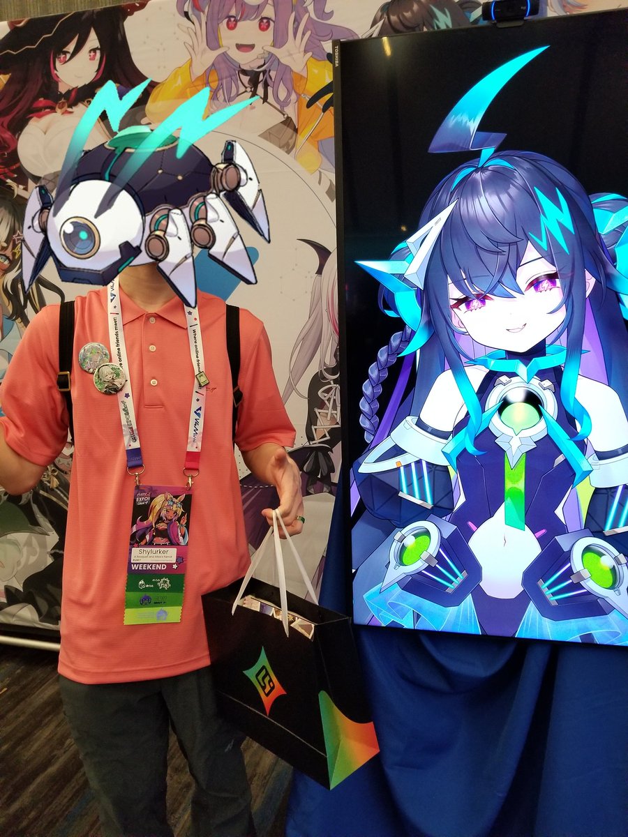 Shylurker 🎭👻 (@shyluwurker) on Twitter photo I got to meet <a href="/Terra404_/">Terra 404 🚩⚠️ 「V4Mirai」</a> at Offkai! She has such a bubbly personality and it made me smile a lot and I absolutely adore her. She made me feel really comfortable despite feeling nervous. I hope I can watch more of her streams soon. Good luck in all your crocheting endeavors! I got to meet <a href="/Terra404_/">Terra 404 🚩⚠️ 「V4Mirai」</a> at Offkai! She has such a bubbly personality and it made me smile a lot and I absolutely adore her. She made me feel really comfortable despite feeling nervous. I hope I can watch more of her streams soon. Good luck in all your crocheting endeavors!