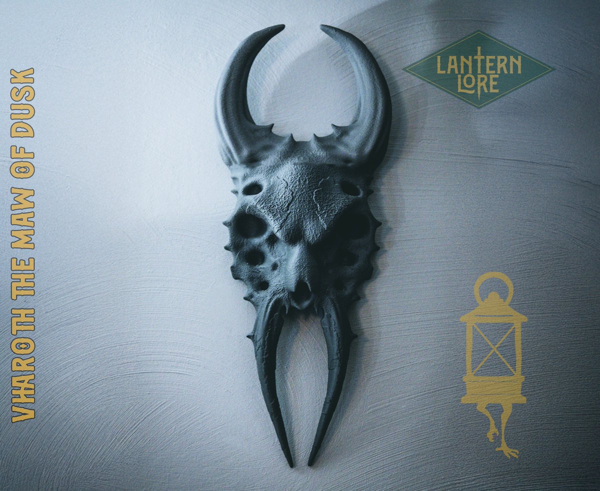 LanternLore's tweet image. Vharoth, the Maw of Dusk.
He waits in the silence before the fall—before blade, before breath, before death. Forgotten god of the final harvest. Etched in bone, spoken in hush.
Model: than.gs/m/1364072?affi…
#3DArt #WallSculpture #thangs #3dprint #3dprinting