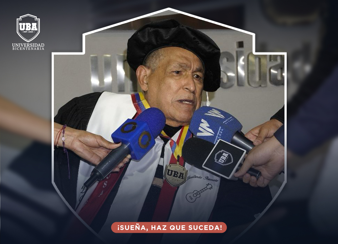 La UBA hizo entrega del Doctorado Honoris Causa al maestro Gualberto Ibarreto, en un acto solemne celebrado en las instalaciones de la Universidad Nueva Esparta, en Miranda. 

Más Información: bit.ly/4kTvJQC

#Homenaje #GualbertoIbarreto #UBA
