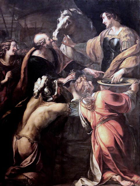 medievalist1's tweet image. I'm not an art historian, but I'm trying my hand at it today with Procaccini’s 1620 "Constantine Receiving the Instruments of Christ’s Passion."