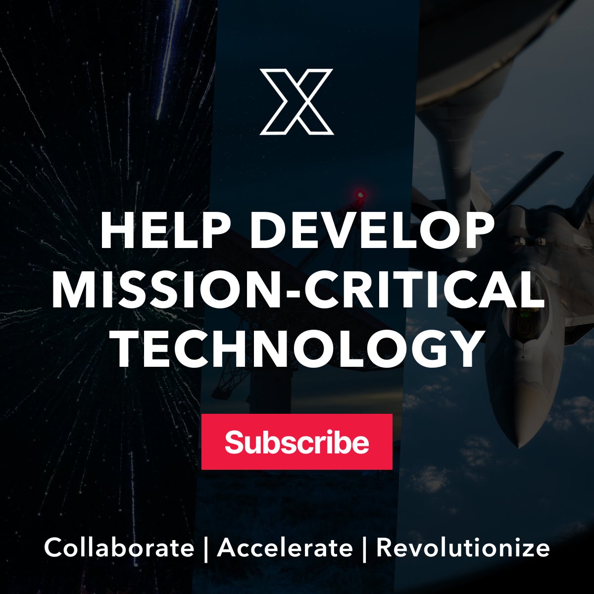Subscribe to the #NSTXL newsletter and become part of the largest network of commercial innovators advancing National Security. 

Receive updates on contracting opportunities, industry insights, and funding resources. Subscribe today: hubs.li/Q03s_Fl60

#DefenseInnovation