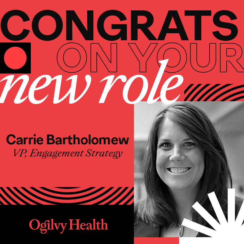 Join us in celebrating Carrie Bartholomew’s promotion to Vice President, Engagement Strategy!