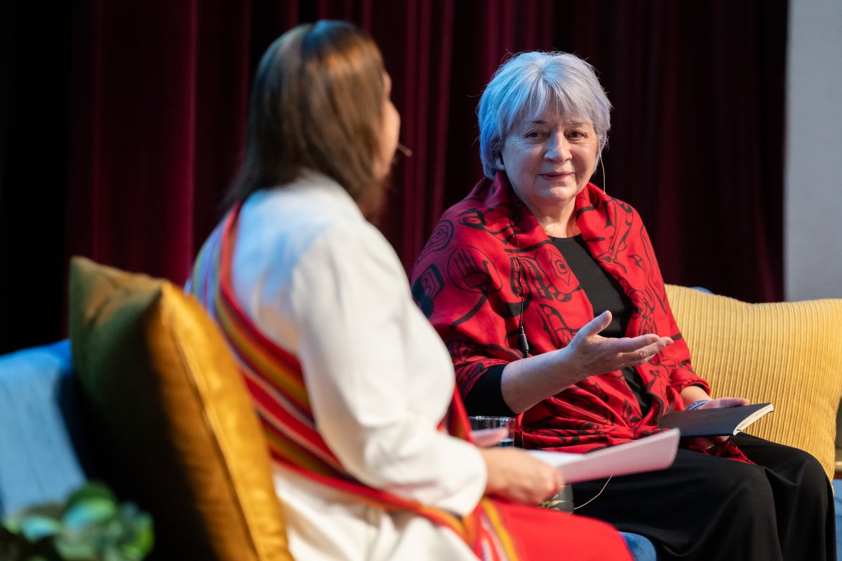 GAC_Corporate's tweet image. GAC celebrated #NIHM2025 with an inspiring conversation between Her Excellency Mary Simon and High Commissioner Brenda Wills on the invaluable contributions of Indigenous Peoples to diplomacy and how to apply this lens to the work we do at home and abroad.