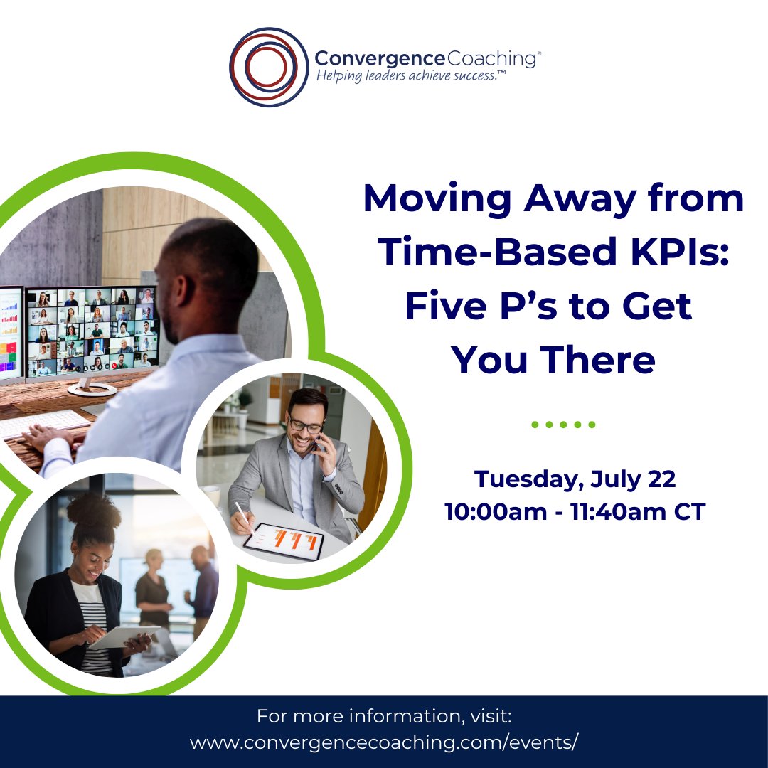 Increase your capacity to serve clients and develop talent by reducing your independence on time. Learn how on Tuesday, July 22nd. Register today! ow.ly/50wS30sNfNg