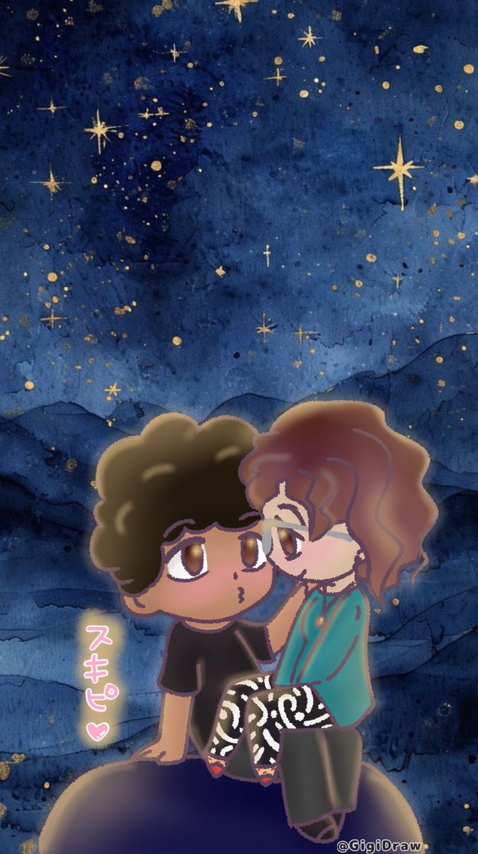 GigiDraw's tweet photo. Ya 4 meses con mi Moka 💜🩵 ✨ 
A veces no puedo creer lo feliz que soy con el a mi lado 
Te amo mucho @gu https://t.co/tn9DR2Q1rY