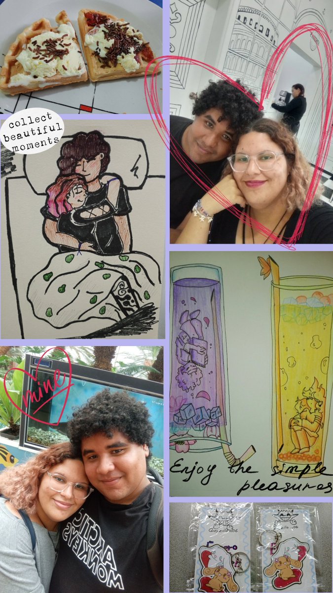 GigiDraw's tweet photo. Ya 4 meses con mi Moka 💜🩵 ✨ 
A veces no puedo creer lo feliz que soy con el a mi lado 
Te amo mucho @gu https://t.co/tn9DR2Q1rY
