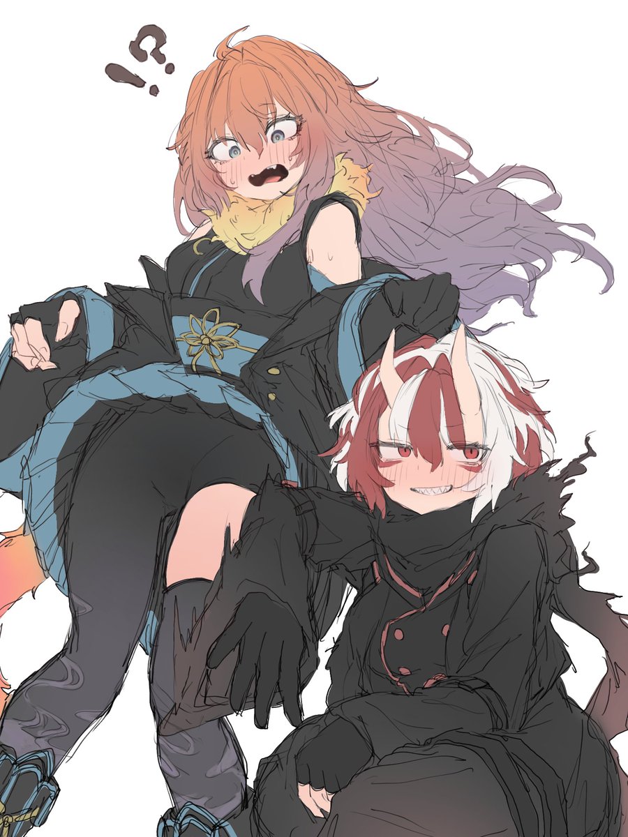 ginjaeru2's tweet image. #キャラメル暁アート
アキちゃんのスカートの中は見せパンなので見えても大丈夫です()