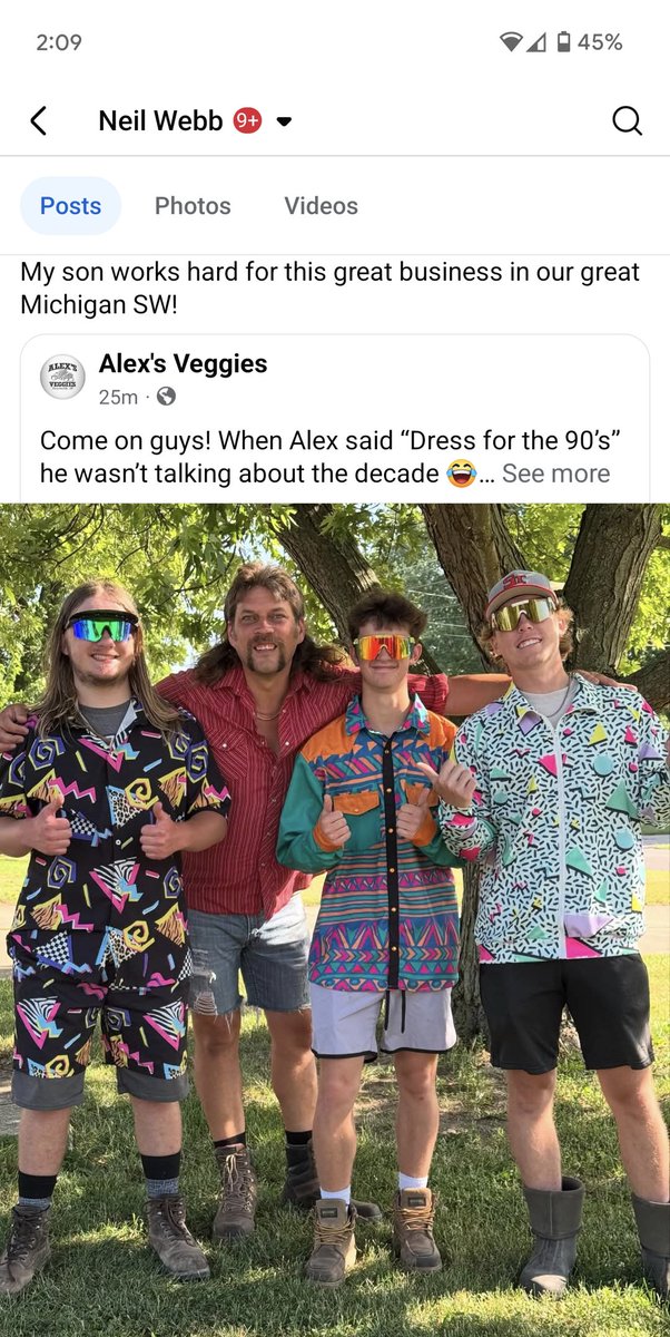 If you live near the Stevensville MI area, you've heard of Alex's Veggies. My son works hard for this great business.