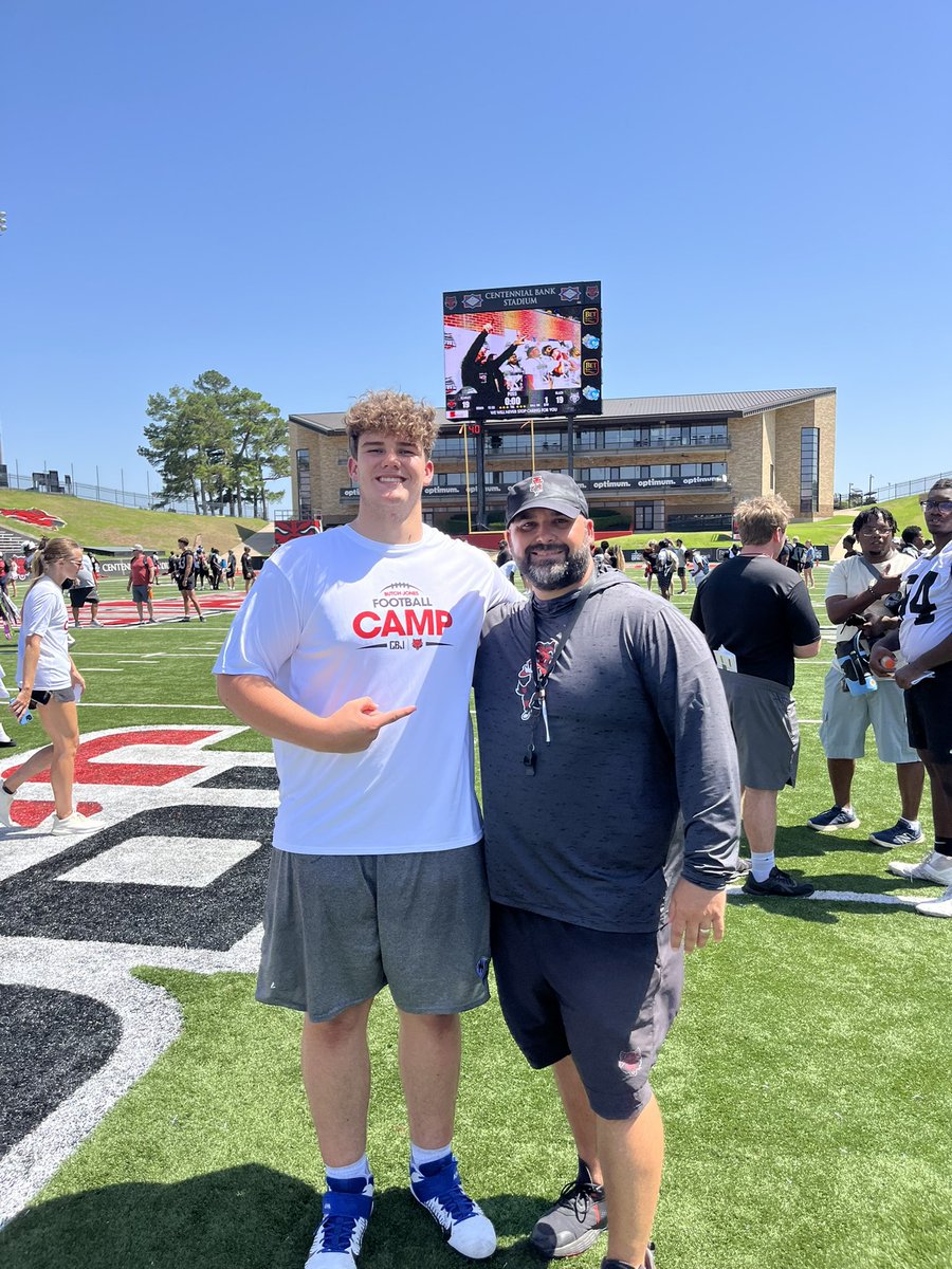 JohnPFoley77's tweet image. Great day at Arkansas State‼️‼️thank you to @CourtlandHays @CoachNickGrimes for the great workout‼️‼️‼️