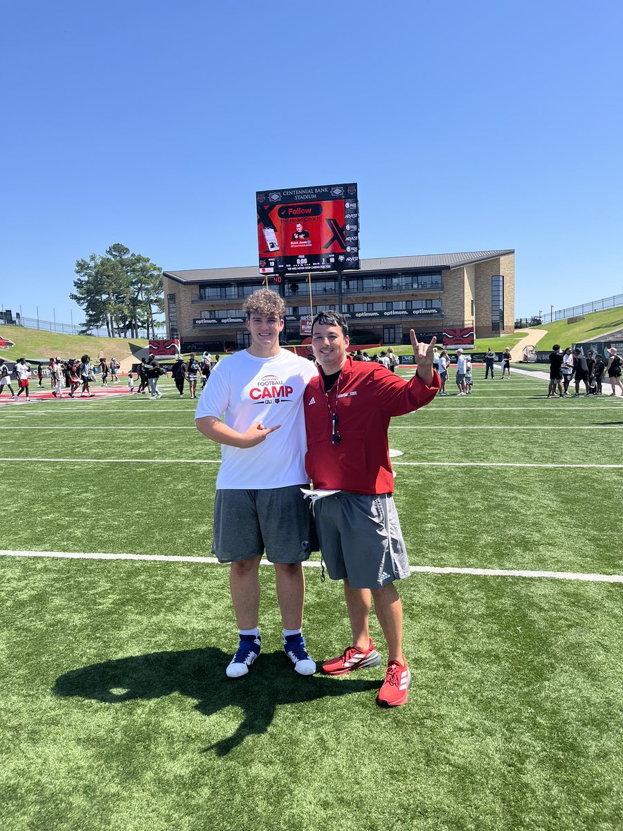 JohnPFoley77's tweet image. Great day at Arkansas State‼️‼️thank you to @CourtlandHays @CoachNickGrimes for the great workout‼️‼️‼️