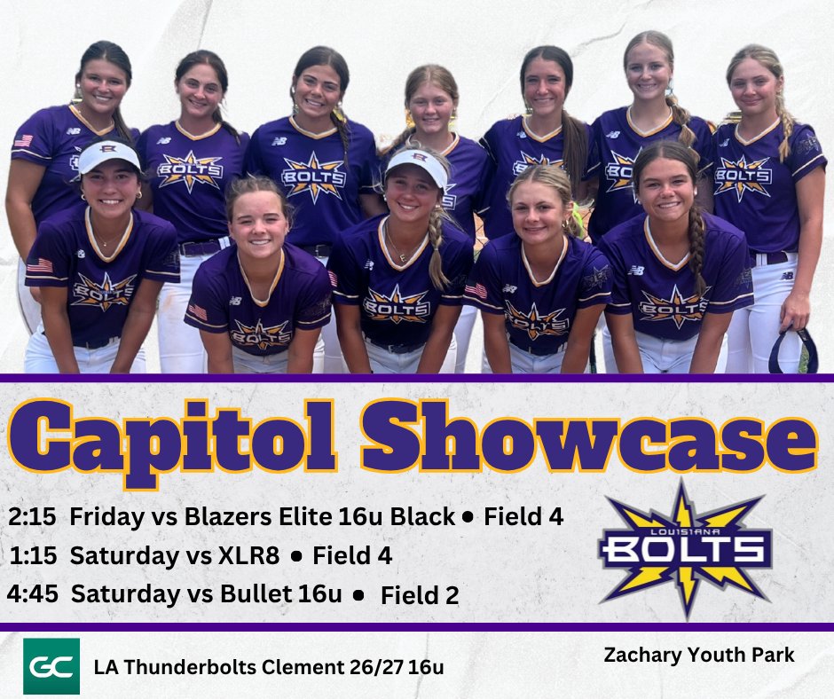 We are back in action this weekend at the Capitol Summer Showcase in Zachary.  Come check us out.