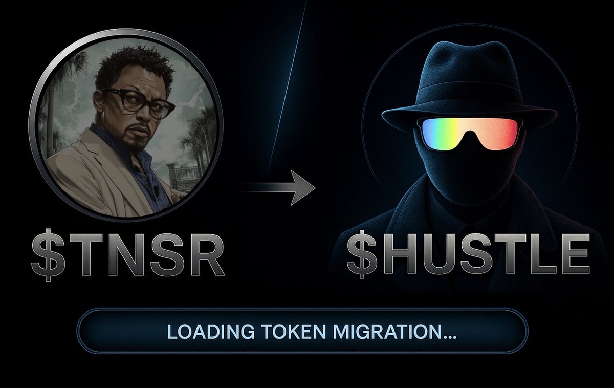 Trail2Crypto (@trail2c46500) on Twitter photo 🔥 $TNSR REBRANDS TO $HUSTLE 🚀
Seems logical because of it being the token for <a href="/AgentHustleAI/">$HUSTLE (Coming soon)</a>. Not just a ticker that changes name though.
There will be some surprises according to <a href="/jakegallen_/">jake</a> Could $HUSTLE get a more important role in the <a href="/EmblemVault/">Emblem Vault</a> ecosystem? 🔥 $TNSR REBRANDS TO $HUSTLE 🚀
Seems logical because of it being the token for <a href="/AgentHustleAI/">$HUSTLE (Coming soon)</a>. Not just a ticker that changes name though.
There will be some surprises according to <a href="/jakegallen_/">jake</a> Could $HUSTLE get a more important role in the <a href="/EmblemVault/">Emblem Vault</a> ecosystem?