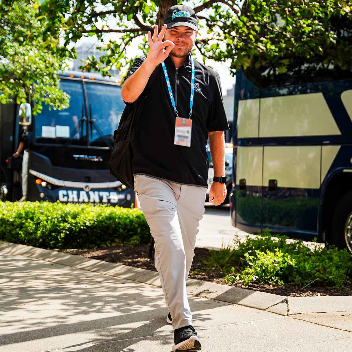 PatrickONealOK's tweet photo. Year 1️⃣ with @GoCCUsports ✅

Appreciate Teal Nation embracing the direction we’re heading with our social media. We will continue to tell our story &amp; give you the best show we can. 

Onward &amp; Upward - can’t wait to say those two best words in the English language again soon https://t.co/8Mp42SMHFE