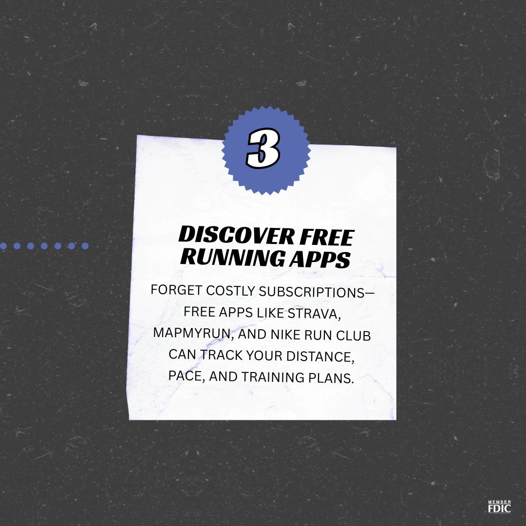 Run Strong, Spend Smart! 🏃‍♂️💸

Achieving your running goals doesn’t have to be expensive. With a few smart choices, you can hit the pavement without hitting your wallet.