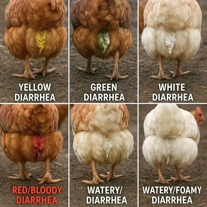 Agrisolution20's tweet photo. Understanding chicken diarrhea: what the color tells you and how to treat it
yellow diarrhea
This often indicates coccidiosis or a bacterial infection such as clostridial enteritis. It may also appear when digestion is disturbed by stress or feed changes. https://t.co/ULrKsjl63Z
