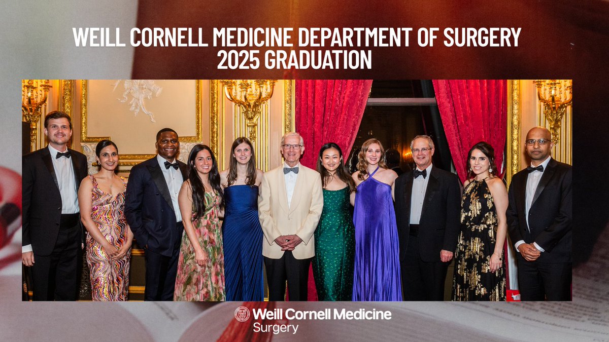 WCMSurgery's tweet image. On June 13, 2025, we celebrated our chief residents' graduation at the Metropolitan Club, NYC. Congrats, graduates! 🎉🎓✨🩺 @weillcornell @nyphospital @wcmsurgery Click here for the Album: flickr.com/photos/wcmsurg…