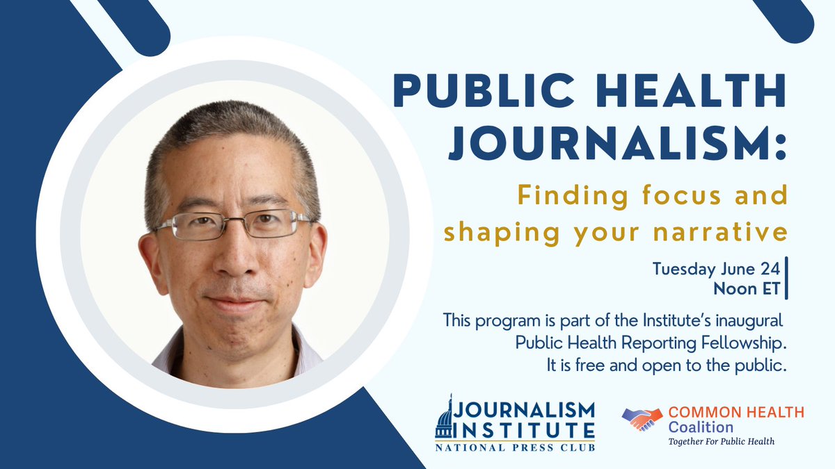 NPCInstitute's tweet image. Join us at noon ET tomorrow to hear from @tomthuang of @dallasnews. You'll learn how to find focus and harness your narrative, with advice on staying organized, editing yourself, and finding clarity. pressclubinstitute.org/event/public-h…