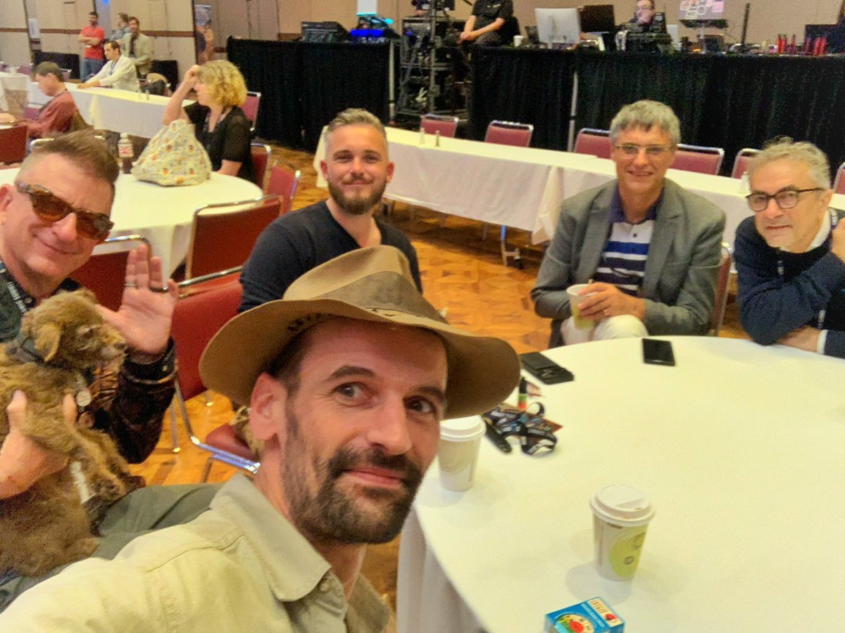 MortalsOfEarth's tweet image. So grateful to @GrassiTrevor for inserting Charlie and I into the company of people who are working hard to evolve civilization like Project Unity’s Jay Anderson, and the Kahfre Project’s brain trust - Filippo Biondi & Armando Mei!
