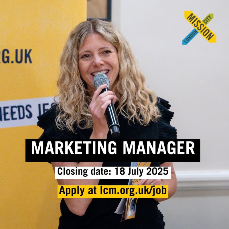 We’re hiring! We are looking for a passionate and skilled Marketing Manager (Maternity Cover) to help expand our reach and invite others to share the gospel with those on the margins.
 
If this could be you, head over to lcm.org.uk/jobs to apply. 

Closing date: 18 July
