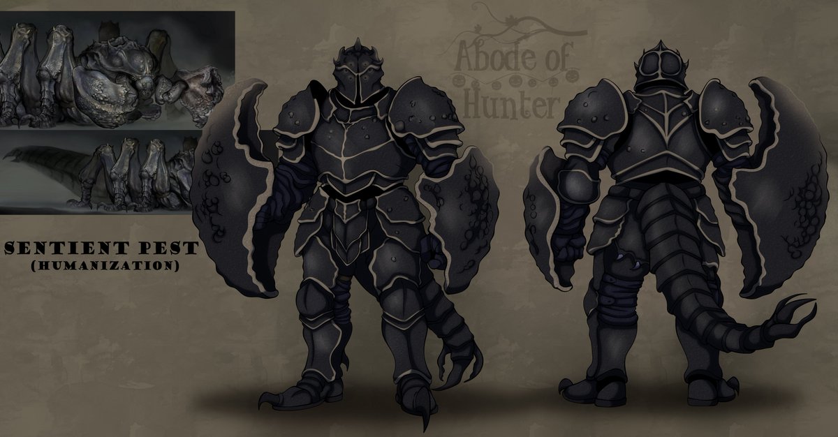 NinaHunter206's tweet photo. Sentient Pest

Whoa, I made a humanized scorpion from Nightrain. 

The moth will also be there, just not from me. DDD
I love draw armor.

#EldenRing #art #EldenRingNIGHTREIGN #NIGHTREIGN #SentientPest https://t.co/UCNUwUCoxk