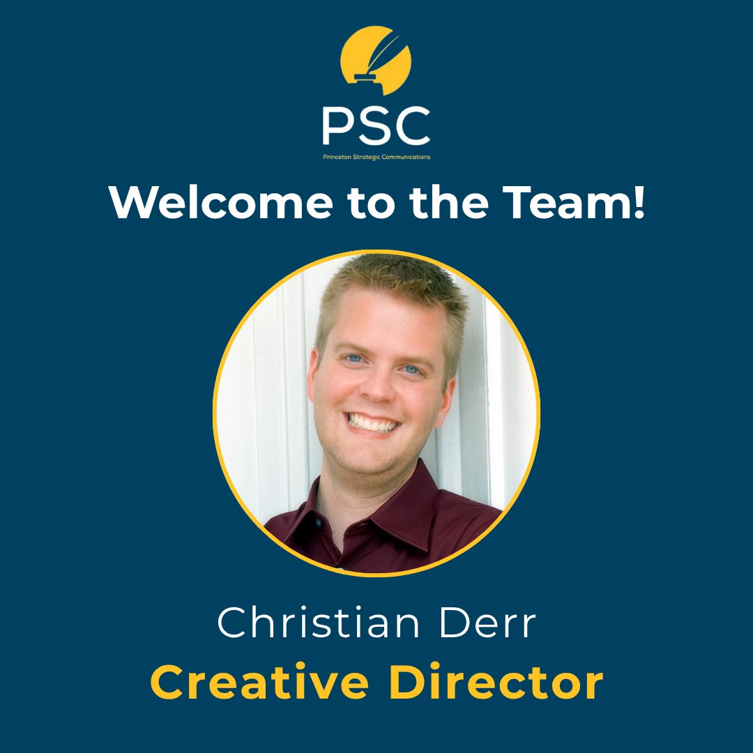 We're excited to welcome Christian Derr as our new Creative Director! Christian brings more than 18 years of experience from the University of Delaware, where he served as Senior Art Director and as Director of Brand Integrity and Operational Design.

Welcome, Christian!
