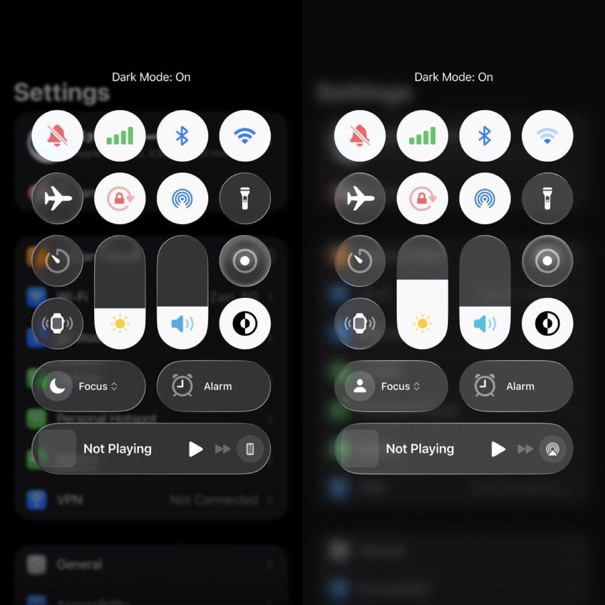 Osama11's tweet image. تم تحسين شفافية النظام في beta 2
#iOS26Osama