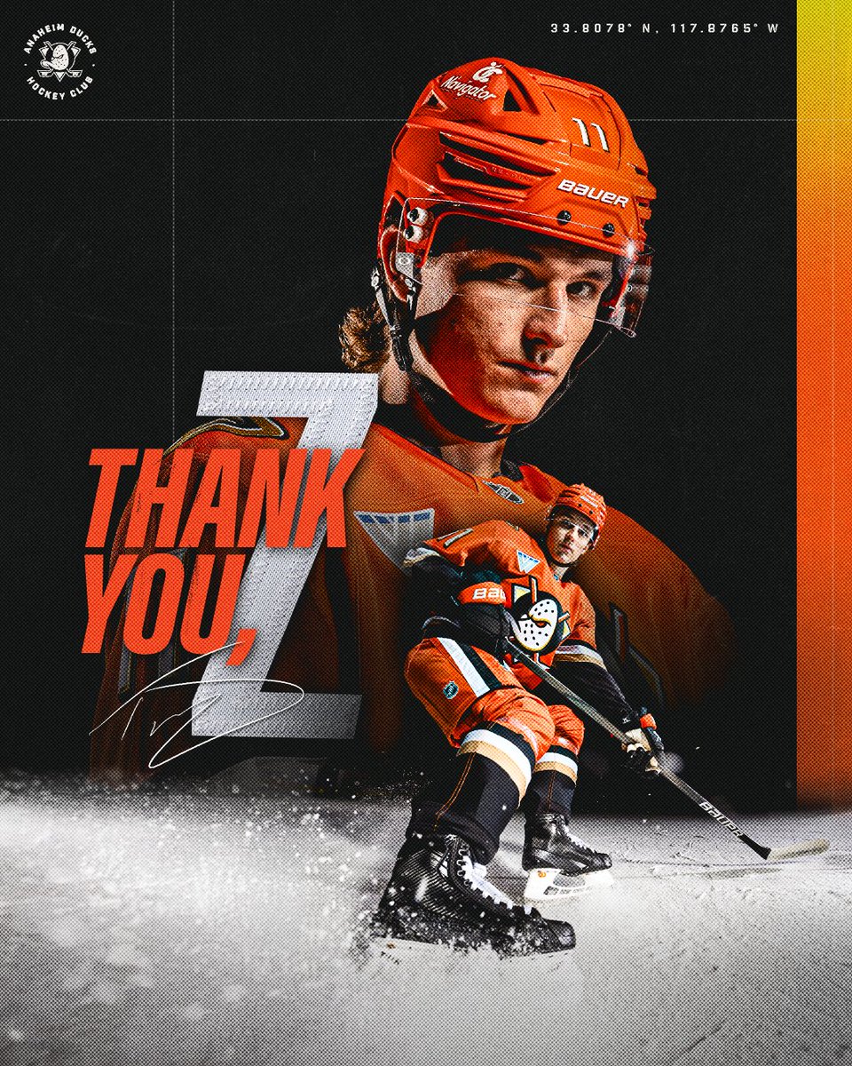 Anaheim Ducks (@anaheimducks) on Twitter photo A great teammate, friend and personality from day one.
Thank you for everything you meant to Orange Country, Z. We wish you the best in Philly.
#FlyTogether | <a href="/tzegras11/">Trevor Zegras</a> A great teammate, friend and personality from day one.
Thank you for everything you meant to Orange Country, Z. We wish you the best in Philly.
#FlyTogether | <a href="/tzegras11/">Trevor Zegras</a>
