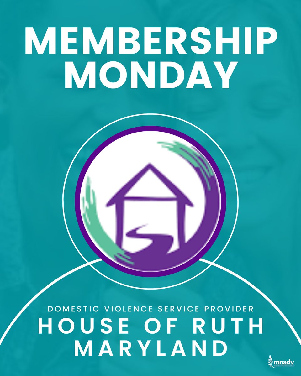 🌟 Membership Monday 🌟

Today, we proudly recognize House of Ruth Maryland—a vital member of the Maryland Network Against Domestic Violence!

For over four decades, House of Ruth Maryland has been a powerful force in the fight to end intimate partner violence, offering