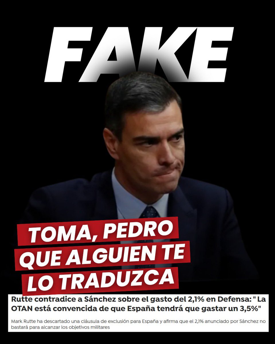 ppandaluz's tweet photo. Toma, Pedro.

Que alguien te lo traduzca. A ver si eso aclara tus dudas. https://t.co/yejasWg98r
