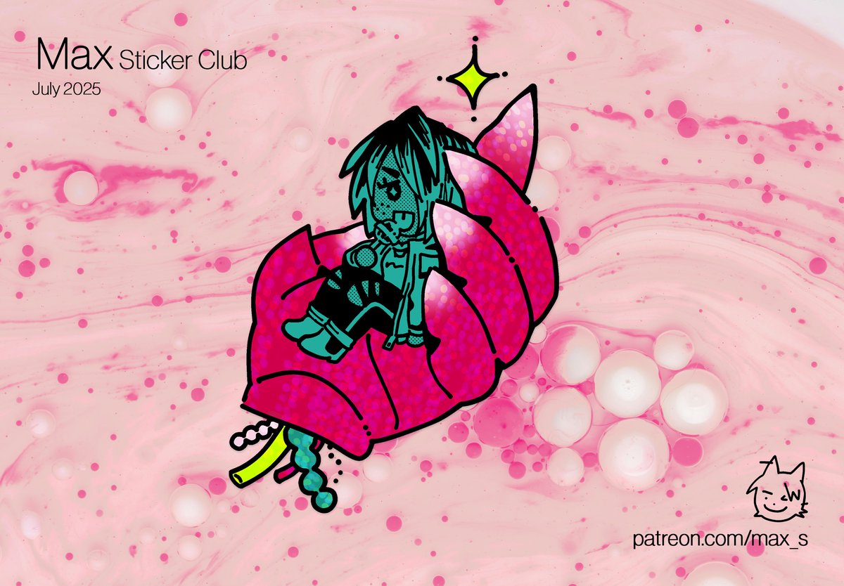 sticker club update!!! saturn is remastered to match the other two... now my soul can rest... you have until july 1st pst to sign up!