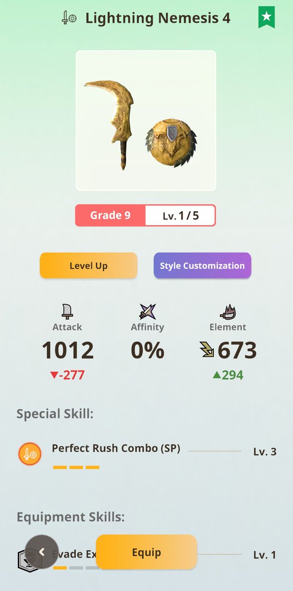 Mark_Critelli's tweet photo. @MH_Now_EN I have sword and shield and I have every single element and they're all level 8 5/5 and two of them is 9 2/5 thats 9 sword and shield thats over 8+ but yet only one has the customization unlocked. Why is that is that a glitch and a flaw If so can you please fix it https://t.co/1mLRKDdDBf