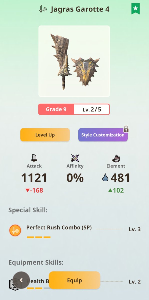 Mark_Critelli's tweet photo. @MH_Now_EN I have sword and shield and I have every single element and they're all level 8 5/5 and two of them is 9 2/5 thats 9 sword and shield thats over 8+ but yet only one has the customization unlocked. Why is that is that a glitch and a flaw If so can you please fix it https://t.co/1mLRKDdDBf