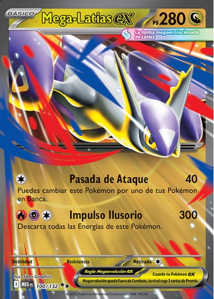 pokexperto's tweet photo. Cartas de Mega Venusaur ex y Mega Latias ex de la colección Megaevolución en español https://t.co/bvCk0BW5KO
