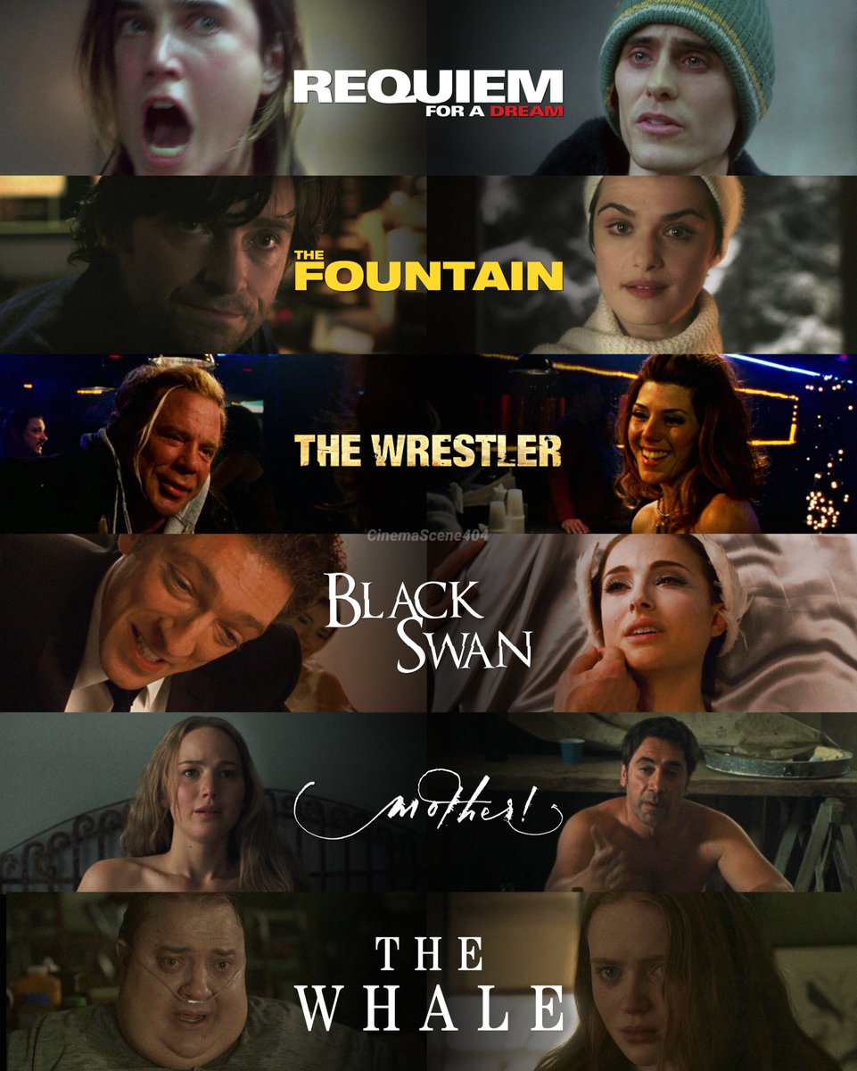 CinemaScene404's tweet photo. What's your favorite Darren Aronofsky movie? https://t.co/FBxCXutQxC