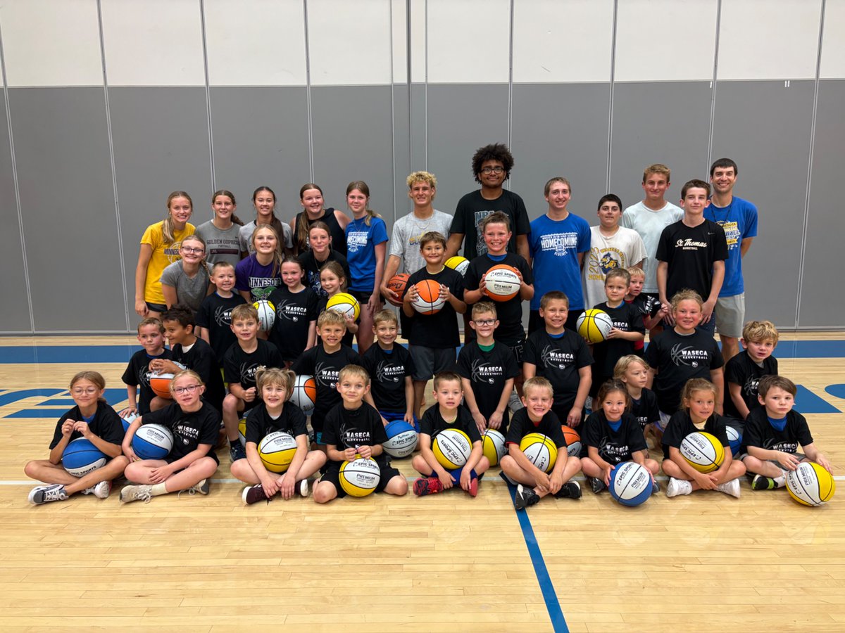 Our K-3 Basketball Camp is off and running this week!