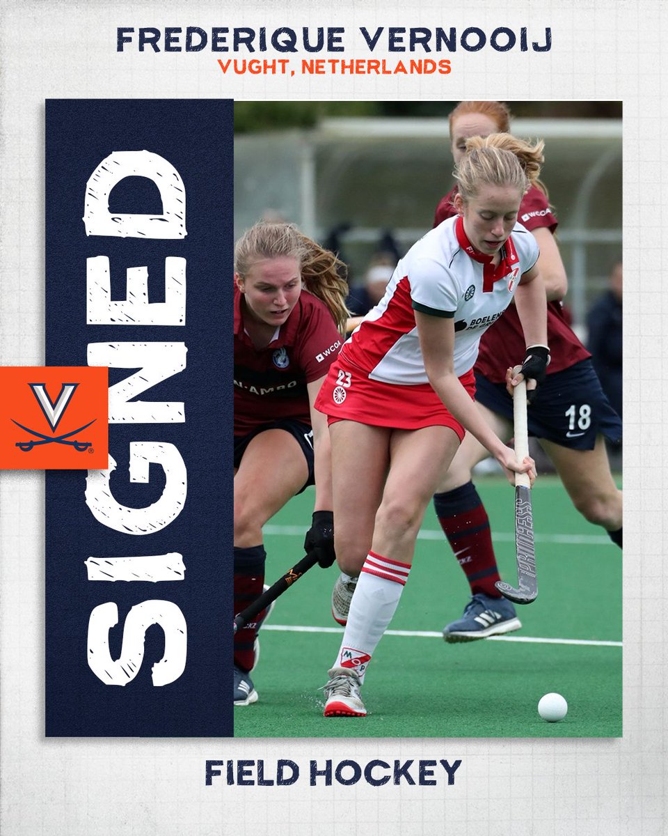 🚨 𝙉𝙀𝙒 𝙃𝙊𝙊 𝘼𝙇𝙀𝙍𝙏 🚨 
Everyone help us welcome Frederique Vernooij of The Netherlands 🇳🇱 to the Hoos. She will be joining us this fall
Bio 🔗: virginiasports.com/sports/fhockey…