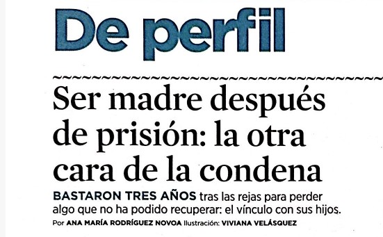 Ser madre después de la prisión no es fácil. La sociedad no perdona, no acompaña. Pero nosotras seguimos criando, resistiendo y reconstruyendo.
Lea el artículo completo sobre una de nuestras fundadoras en <a href="/elespectador/">El Espectador</a>