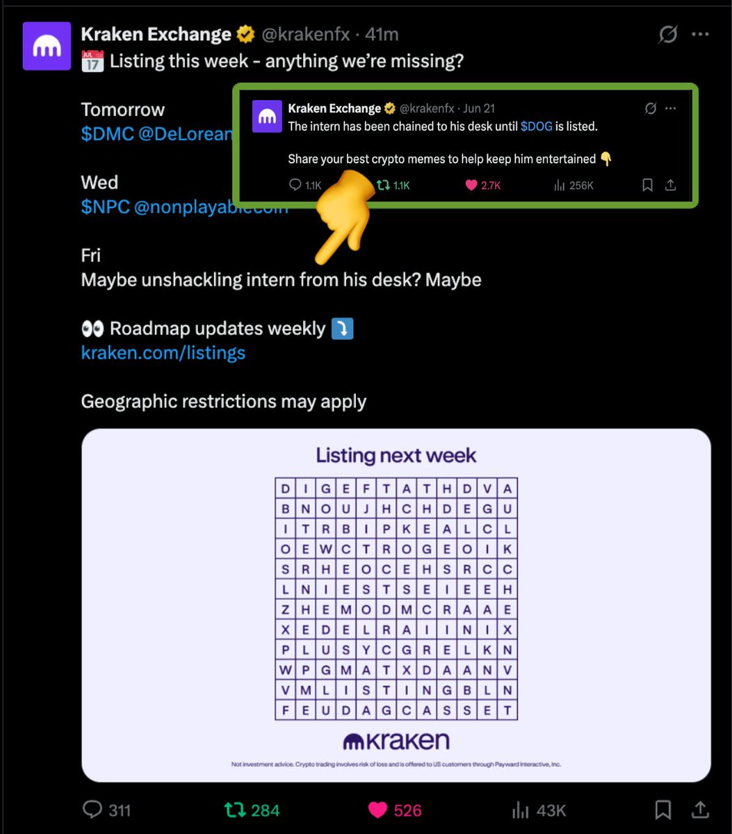 Self Made Millionaire (@madenotgiven) on Twitter photo You might want to consider buying $DOG soon...very very soon🚀 <a href="/krakenfx/">Kraken Exchange</a> listing imminent You might want to consider buying $DOG soon...very very soon🚀 <a href="/krakenfx/">Kraken Exchange</a> listing imminent