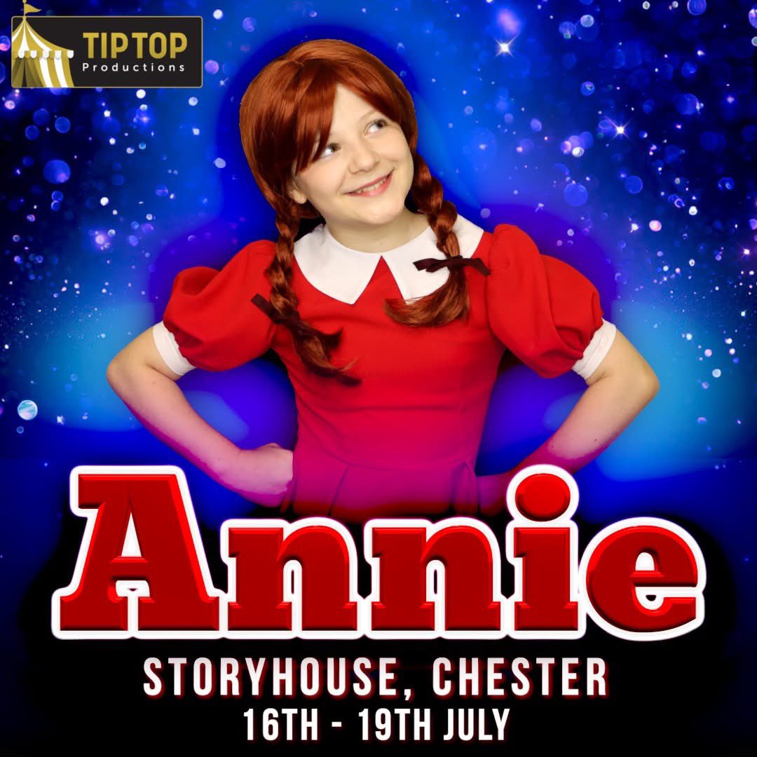 tiptoptheatre's tweet photo. Introducing Annie
This fun-loving, optimistic 11-year-old has a cheeky sense of humour, a strong belief in right and wrong and an amazing voice. She spreads her happy-go-lucky vibe to everyone she meets throughout the show.
Storyhouse, Chester, 16-19 July.
https://t.co/Qr00pTajRw https://t.co/XvLOoI3Bgd