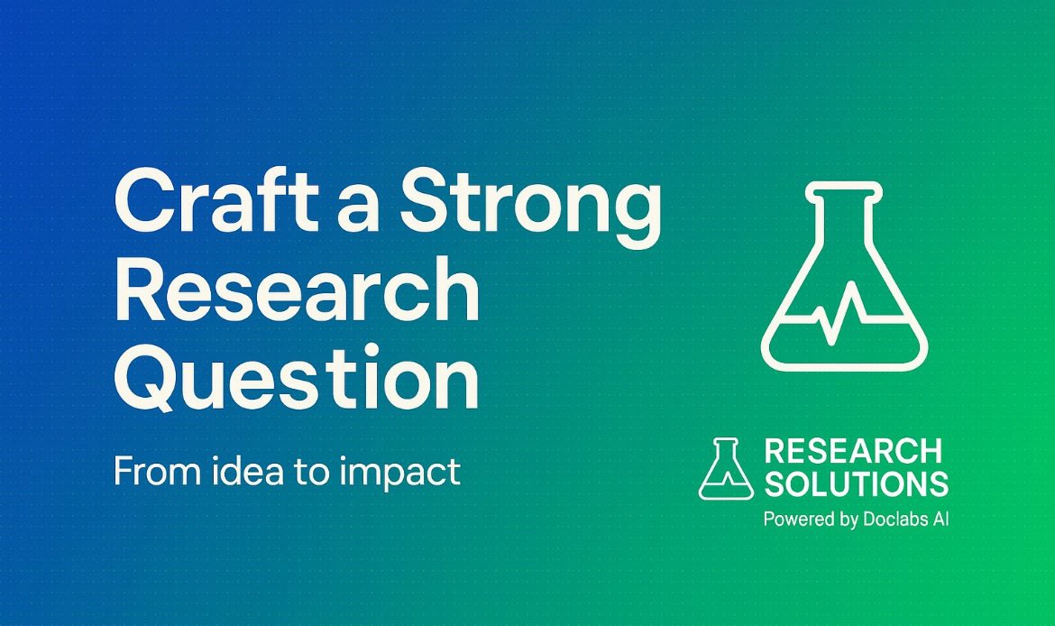 DoclabsResearch's tweet image. خلونا نبدا سلسلة منشوراتنا ببداية اي بحث جبار ، كيف تصيغ السؤال البحثي بشكل قوي