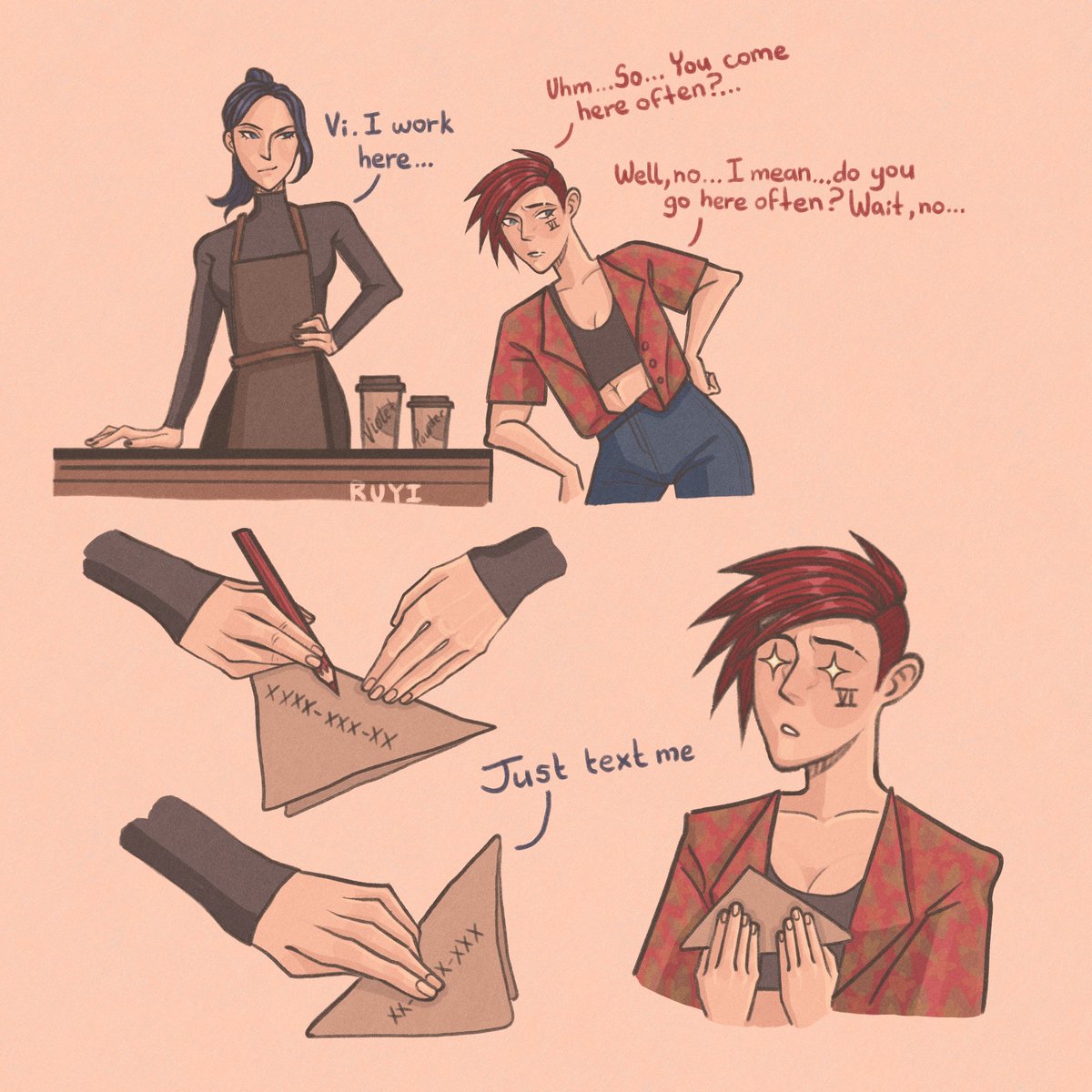 im_ruyi's tweet image. Late day 7

I&apos;m a simple mortal woman with a weakness for coffeeshop AUs

#HandsomeCaitlyn