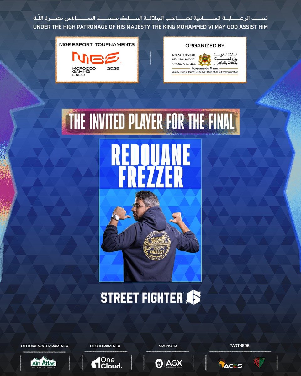 FReZZer (@frz1x) on Twitter photo I am deeply honored to have been invited to take part in the Moroccan Gaming Expo 2025 finals organized by <a href="/mjcc_gov/">MJCC وزارة الشباب والثقافة والتواصل</a>
It was stated in the invitation email that "This invitation pays tribute to your talent and your contribution to the development of esports in Morocco."
1/2 I am deeply honored to have been invited to take part in the Moroccan Gaming Expo 2025 finals organized by <a href="/mjcc_gov/">MJCC وزارة الشباب والثقافة والتواصل</a>
It was stated in the invitation email that "This invitation pays tribute to your talent and your contribution to the development of esports in Morocco."
1/2