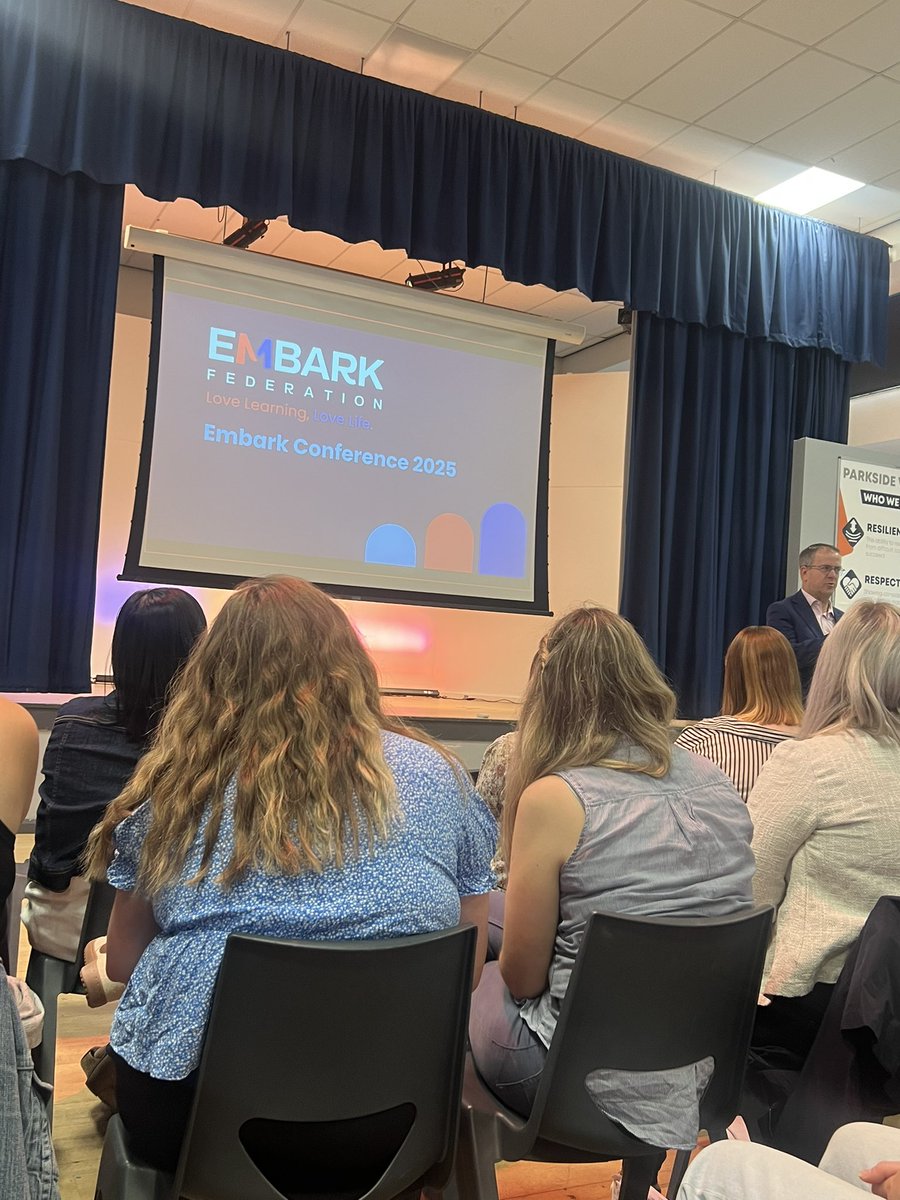 Buzzing-another successful Embark conference! 🙌 An inspirational speaker and fantastic workshops led by some of our amazing colleagues. Huge thanks to <a href="/CrawfordMatt77/">Matthew Crawford FCCT</a> for showing such genuine appreciation for all staff — it really means a lot. 💙 <a href="/embarkfed/">Embark Federation</a> #EmbarkConference2025